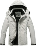 OTU Men's Waterproof Ski Jacket Snowboarding Windbreaker Warm Winter Hooded Mountain Snow Coat