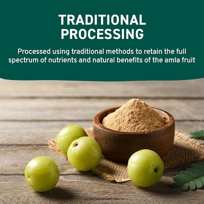 HANDPICK Organic Amla Powder (14oz) Amalaki, USDA Organic, Non-GMO | 100% Raw and Natural - Lab Tested for Purity | Indian Gooseberry Powder | Resealable Zip Lock Pouch