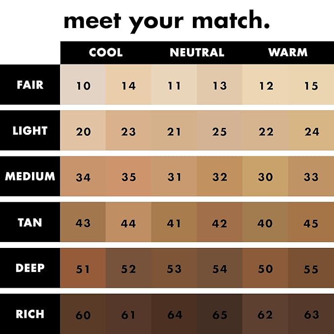 e.l.f. Soft Glam Foundation, Medium Coverage, Long-Lasting & Buildable Foundation For A Smooth, Satin Finish, Vegan & Cruelty-Free, 22 Light Warm