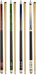 Set of 4 Pool Cues New 58" Billiard House Bar Pool Cue Sticks