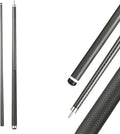 CROWN ME Carbon Fiber Pool Cue Stick 12.5mm Tip Billiard Carbon Fiber cue, Weight 20OZ Cue Stick, 58" Pool Table Sticks