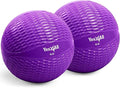 Yes4All Weighted Toning Balls for Exercise, Soft Medicine Balls for Exercise, Pilates, Yoga, Balance, Flexibility, 2-10lbs