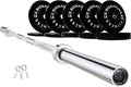 Olympic Bumper Plates Set, 2" Weight Plates for Strength Training & Weightlifting, Paris or Set or Set with Barbell, Multiple Options