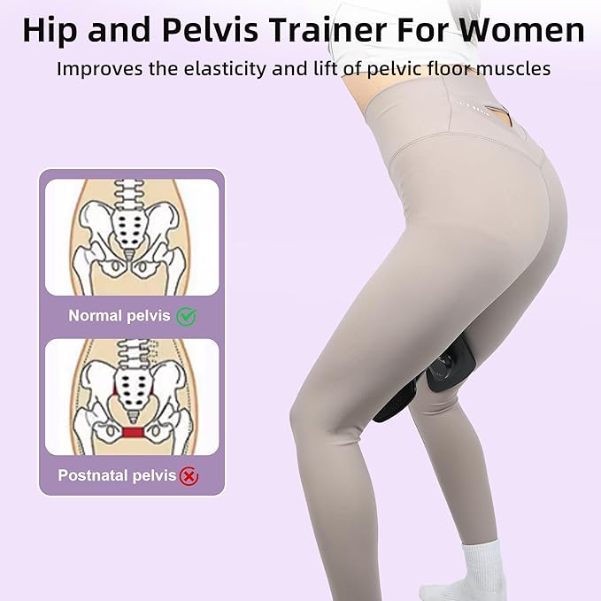 Thigh Exerciser, Kegel Exercise Products, Pelvic Floor Muscle Trainer, Inner Thigh Exercise Equipment for Men&Women