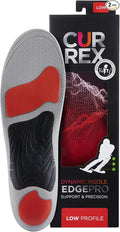 CURREX EdgePro Thermo Regulating Ski Boot Insoles for Snowboarding, Skiing, & Winter Sports ??Ski Boot Inserts with Shock Absorbing Cushioning ??for Men & Women ??Low Arch, Large