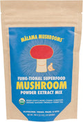 8-Mushroom Extract Powder by Malama, Organic Body Mushroom Blend Featuring Lion's Mane, Reishi, Cordyceps, Chaga, Turkey Tail, Superfood Adaptogenic