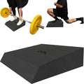 Slant Board Foam Block - Rdl Workout Equipment Gym Wedge - Exercise Step Platform For Glute Growth Booty Builder - Calf Stretcher Gym Accessories Women - Deadlift Platform Lunge Machine Weight Lifting