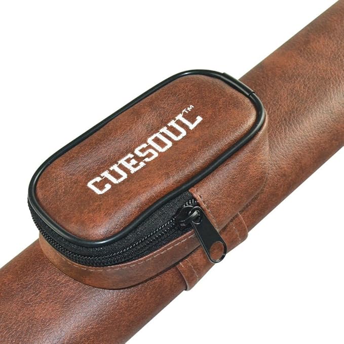 CUESOUL 58 Inch 19oz/20oz Maple Billiard Stick Pool Cue Set 11.5mm/13mm Tip[Weight Adjustable]