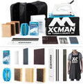 XCMAN Complete Ski Snowboard Tuning and Waxing Kit with Waxing Iron,Universal Wax,Edge Tuner,Brush,Wax Scraper,Ptex