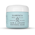 Florencia Aloe & Azulene Hydrating Gel Mask - Oil-Free Hydration for Dry, Dehydrated Skin - Soothing Recovery Mask with Hyaluronic Acid, Green Tea, Aloe & Azulene, 2 oz