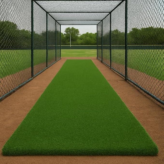 Ottomanson Artificial Turf Golf Hitting Mat 3' x 26' Indoor/Outdoor Waterproof Synthetic Fake Grass for Putting Practice Baseball Football Sports Gym Backyard, Custom Size 2' up to 30'