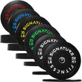 Olympic Bumper Plates Set, 2" Weight Plates for Strength Training & Weightlifting, Paris or Set or Set with Barbell, Multiple Options