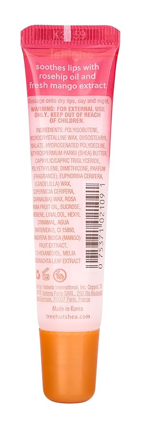 Tree Hut Sugarlips Original Lip Butter | Lock in Moisture & Nourish Skin for Full, Hydrated Lips | Essential Lip Care | 0.52 fl oz.