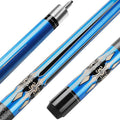 Billiard Cues Stick, 58" Pool Cues Canadian Maple Wood Leather Pattern Grip 18 19 20 21 oz Pool Cue Stick for Bar House Pool Table Sports
