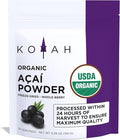 KOYAH - Organic Acai Powder (150g - 50 Servings): Brazil Grown, Freeze-Dried, 100% Pure, No Citric Acid Added, Great in Smoothies and Bowls
