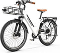 𝟏𝟎𝟎𝟎𝐖 Peak Electric Bike for Adults,up 𝟖𝟎 Miles Removable Battery Ebike, 26" UL Certified Electric Mountain E Bike,Adult Electric Bicycles for Commute Beach Snow