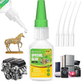Metal Glue, 30g Heavy Duty Adhesive for Metals and Other Materials Bonding, Waterproof & Fast-Drying, Super Instant Glue for Metal Repairs, Jewelry, DIY Projects, Aluminum, Steel, and More