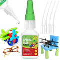 Plastic Glue, 20g Clear Super Glue for Plastics Repair and Bonding ??Quick Fix Adhesive, Heavy Duty Strong Instant Glue for Legos, Models, Toys, PLA, 3D Printing, DIY Crafts