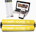 Crossover Symmetry Hip & Core System - Loop Resistance Home Workout Bands to Stretch and Strengthen Legs, Butt, HIPS, Thighs and Glutes, Includes Online Exercise & Training Guide