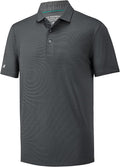 Mens Polo Shirts Short Casual Solid Stylish Dry Fit Performance Designed Collared Golf Polo Shirts for Men