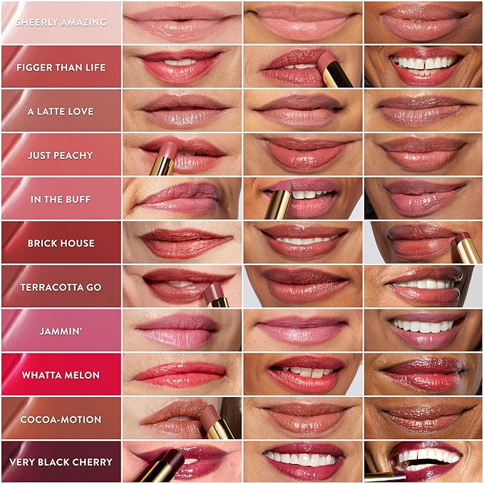 LAURA GELLER NEW YORK Jelly Balm Moisturizing Tinted Lip Balm - Figger Than Life - Hydrating Vitamin E - Semi-Shine Finish