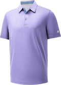 Mens Polo Shirts Short Casual Solid Stylish Dry Fit Performance Designed Collared Golf Polo Shirts for Men