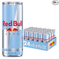 Red Bull Zero Energy Drink, 8.4 fl. oz., with 80mg Caffeine, Taurine & B Vitamins, Case of 24 cans