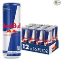 Red Bull Energy Drink with 151mg Caffeine plus Taurine & B Vitamins, 16 Fl Oz, Pack of 12 Cans