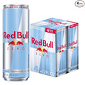 Red Bull Zero Energy Drink, 12 fl. oz., with 114mg Caffeine, Taurine & B Vitamins, Pack of 4 cans