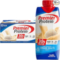 Premier Protein Protein Shake, Vanilla, 30g Protein, No Added Sugar, 11 fl oz Pack of 12 (Packaging May Vary)