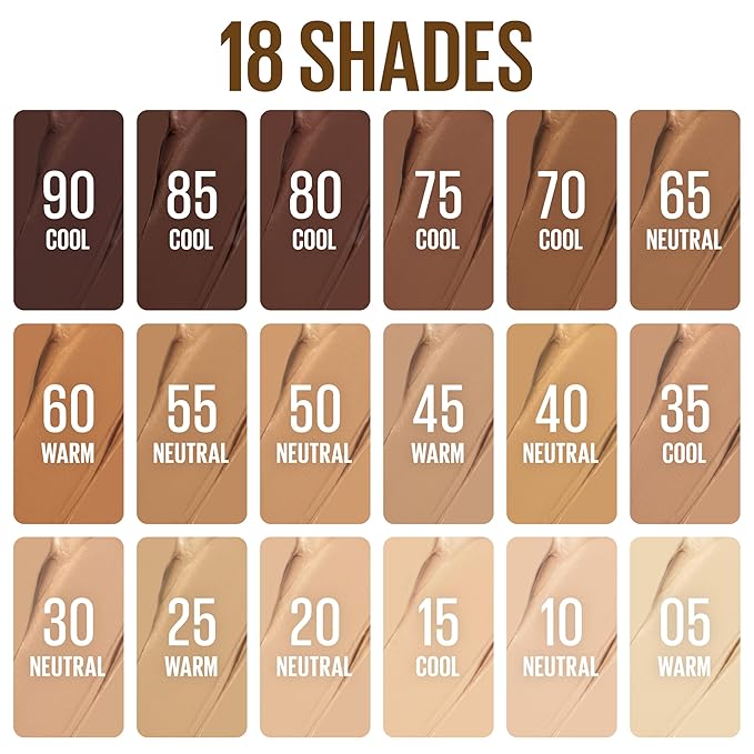 Maybelline Lifter Stix Multi-Use Face Stick - Contour, Bronzer, Concealer and Foundation Stick, All-In-One Creamy Face Makeup with Cranberry Seed Oil, 25, 1 Count
