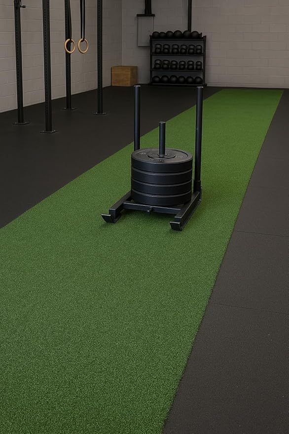 Ottomanson Artificial Turf Golf Hitting Mat 3' x 22' Indoor/Outdoor Waterproof Synthetic Fake Grass for Putting Practice Baseball Football Sports Gym Backyard, Custom Size 2' up to 30'