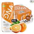 HYDRADNA- Clean Performance Drink, Zero Sugar | For Natural Fuel, Alertness, Boost, Stamina,120 mg Organic Caffeine, Natural Flavors, Zero Sucralose, Clean Ingredients (12 Pack) (12 Pack, Orange)