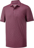 Mens Polo Shirts Short Casual Solid Stylish Dry Fit Performance Designed Collared Golf Polo Shirts for Men
