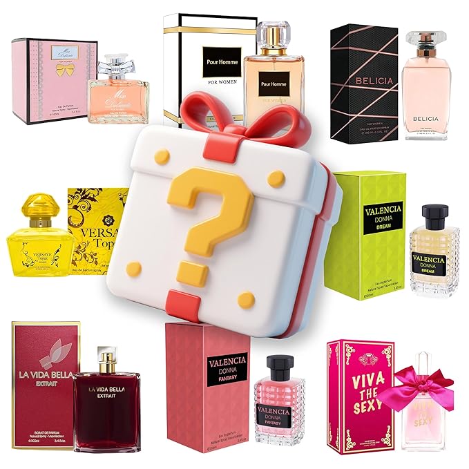 Women's Perfume - 100ml Eau de Parfum Spray | Random Scent Surprise Blind Box | Cologne for Women Gift Set | Long Lasting Fragrance Natural Body Spray(Random 3PCS)
