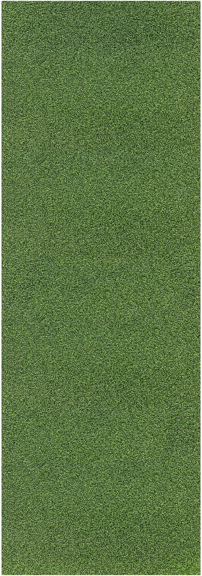 Ottomanson Artificial Turf Golf Hitting Mat 3' x 17' Indoor/Outdoor Waterproof Synthetic Fake Grass for Putting Practice Baseball Football Sports Gym Backyard, Custom Size 2' up to 30'
