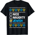 Funny Naughty Jewish Hanukkah "Sweater" T-Shirt