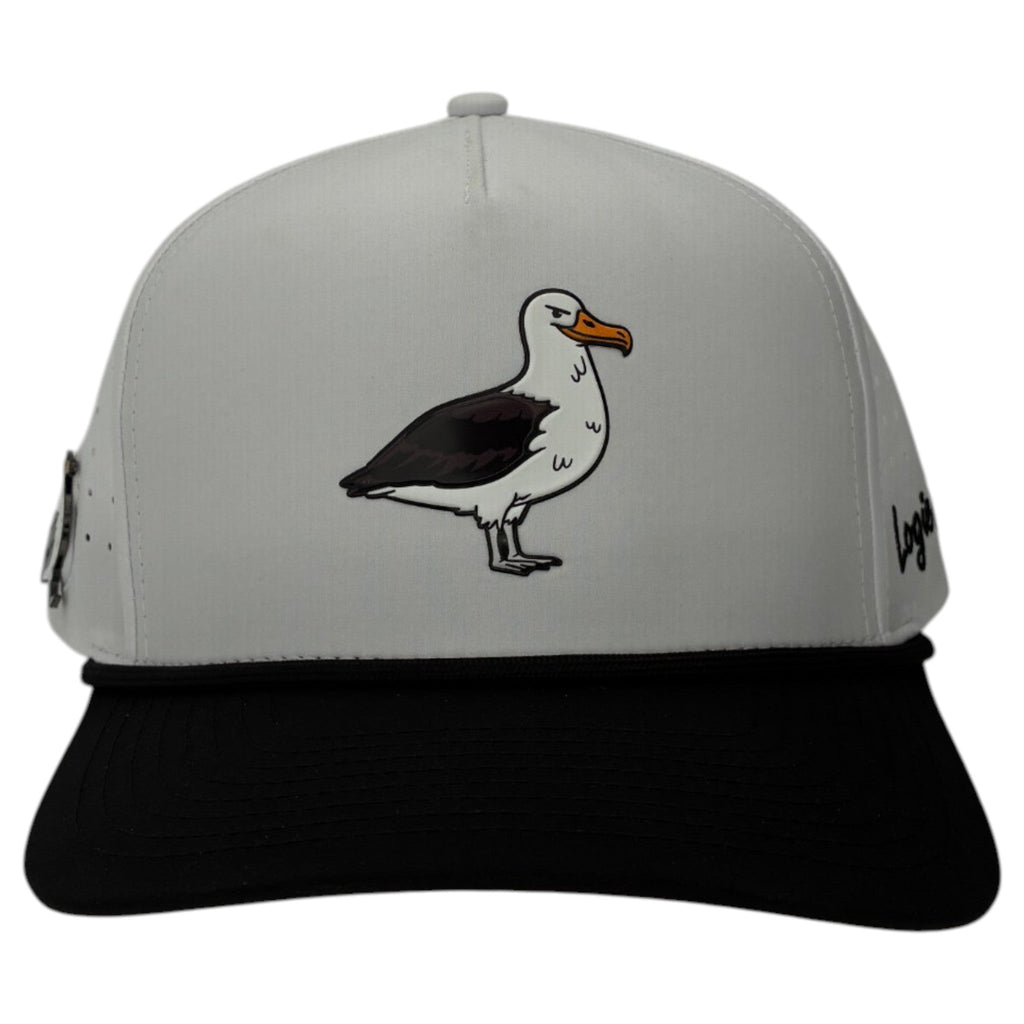Albatross Golf Hat | Snapback Cap | Built-in Magnetic Ball Marker Holder + Marker Included | Adjustable | Bird