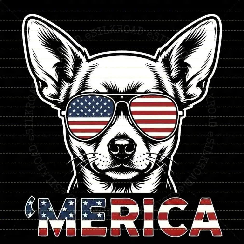 "Patriotic Pups" 4th of July Dog Lover T-Shirt