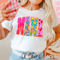 Color Block ‘MAMA’ Graphic Tee
