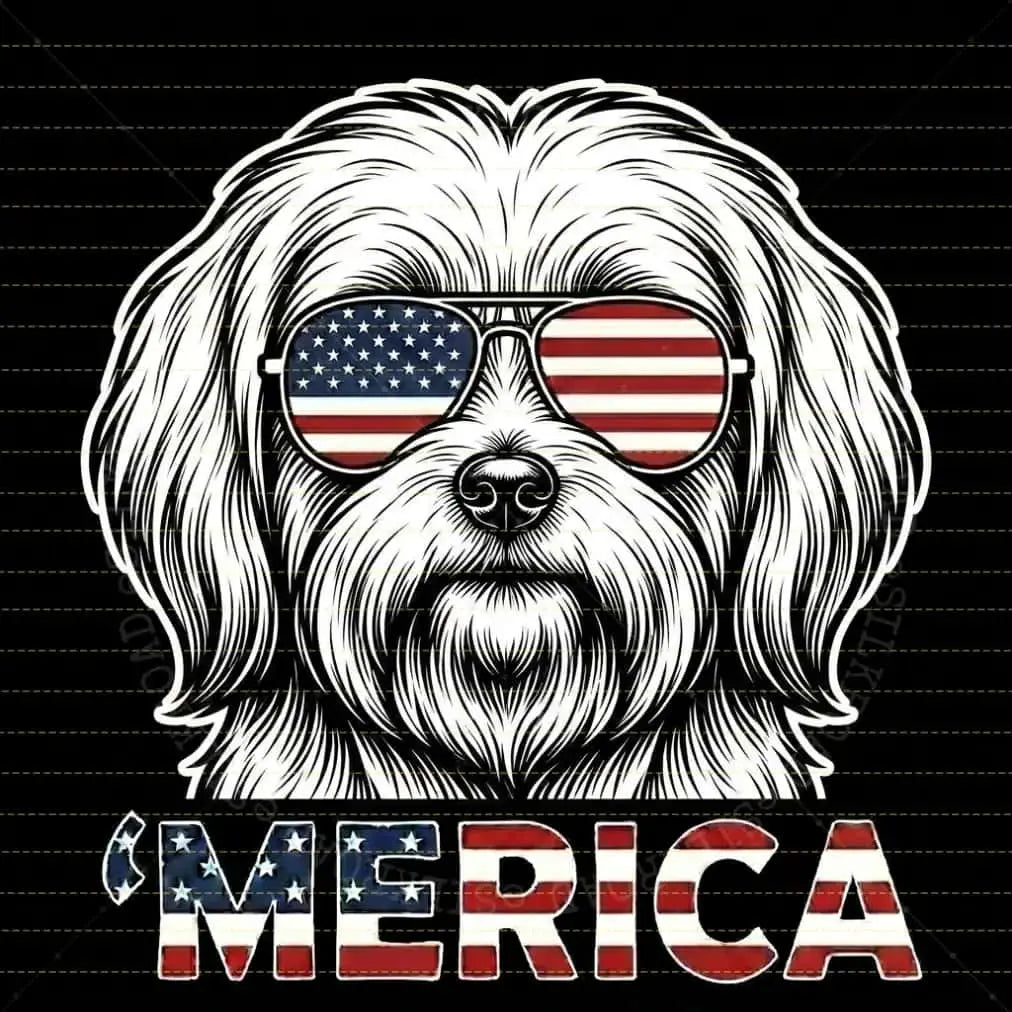 "Patriotic Pups" 4th of July Dog Lover T-Shirt