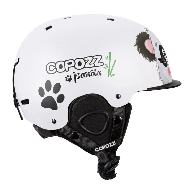 Protect Your Little Ones Cartoon Kids Ski Helmet