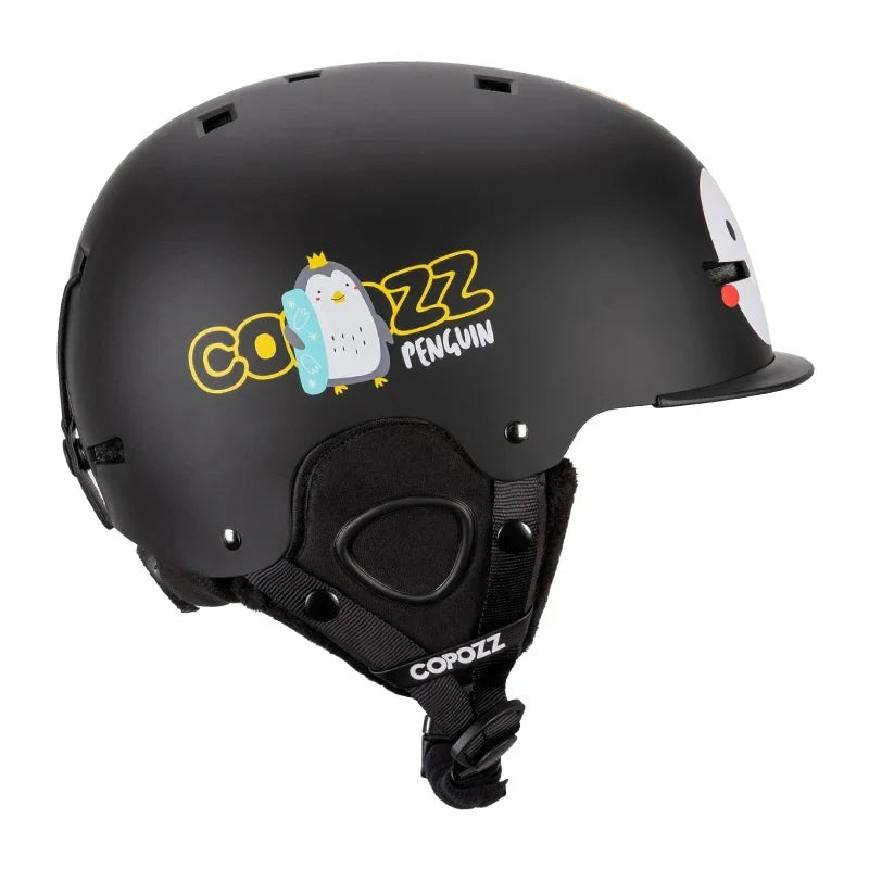 Protect Your Little Ones Cartoon Kids Ski Helmet