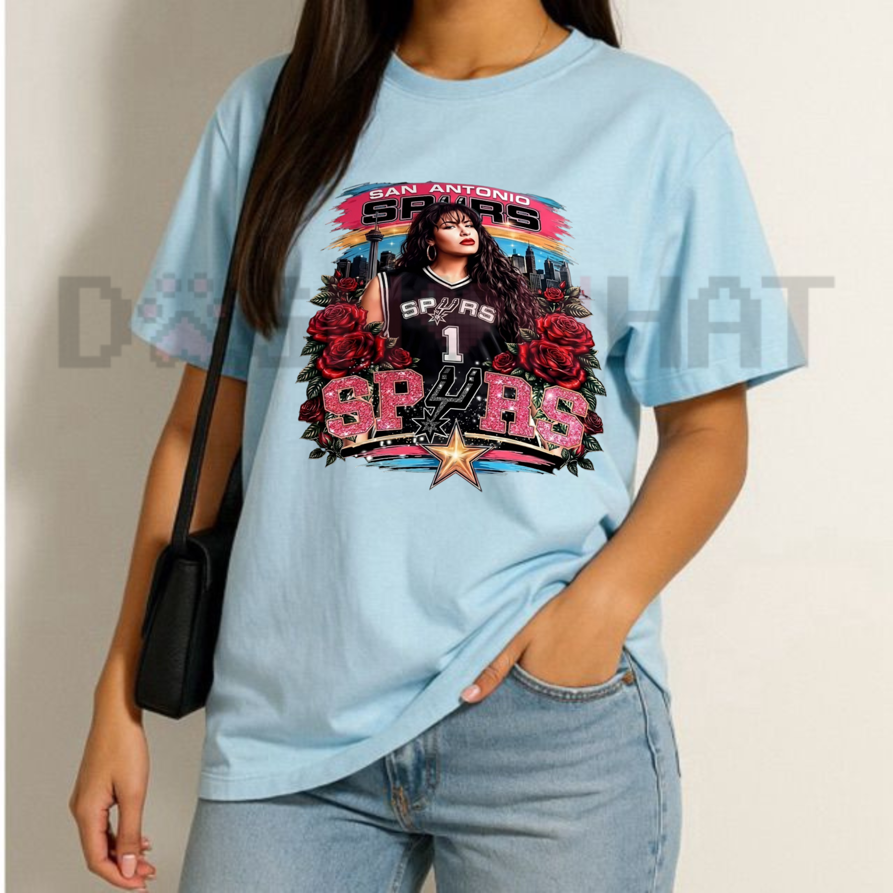 Selena Quintanilla San Antonio Spurs T-Shirt – Cumbia & Basketball Heritage Tee