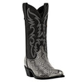 Unique Footwear: Golden Head Snake Skin Boots