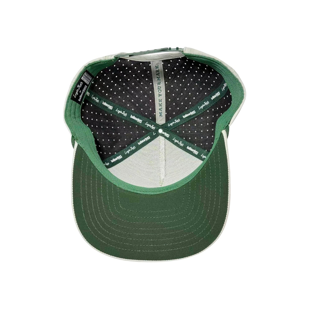 Tactical Golf Hat | Snapback Cap | Built-in Magnetic Ball Marker Holder + Marker Included | Adjustable American Camo