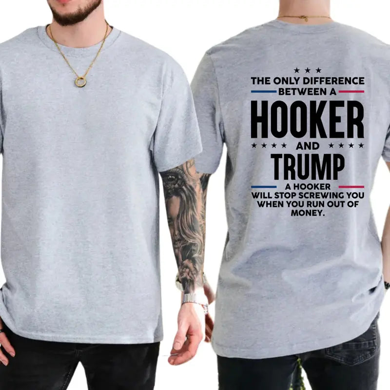 "The Only Difference" Political Satire T-Shirt