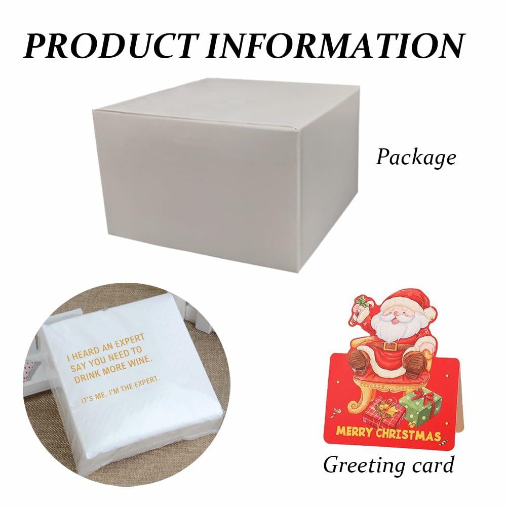 VOWFOO Big Heart Teacher Quotes Cocktail Napkins 4.5x4.5 100pcs 2-ply